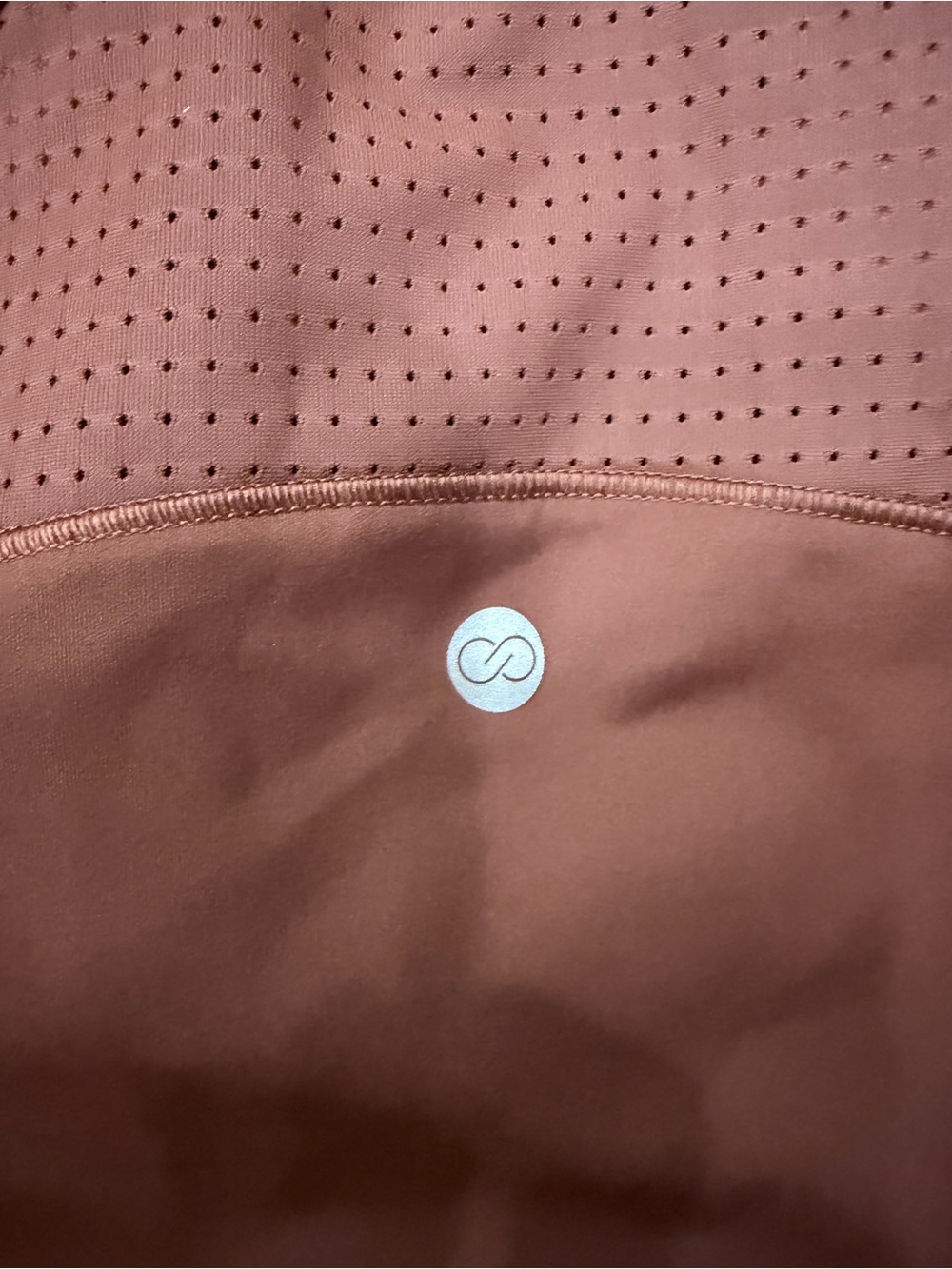 CALIA by Carrie Underwood Rust Brown Zip-Front Tank - Picture 4 of 5